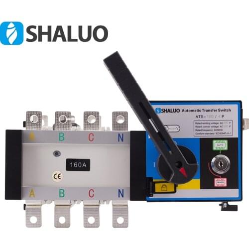 Generator ATS genset panel Dual Power Automatic Transfer Switch 4P 400V 160A