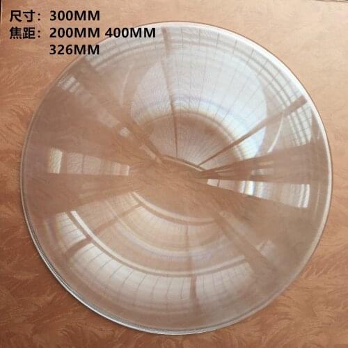 Fresnel Lens 300mm Flat Magnifying Glass Outdoor Lighting Fire Projector Big Face Photo Hanging Decoration