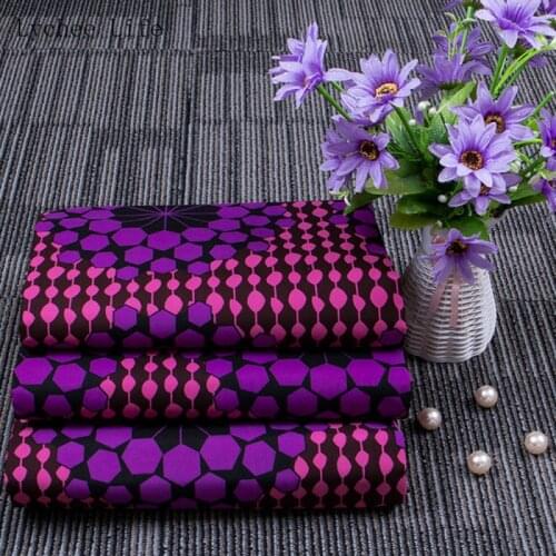 Lychee Life 1Yard Ankara African Flower Printed Wax Fabric For Party Wedding Dress Making Diy Tissue Fabric Home Decoration