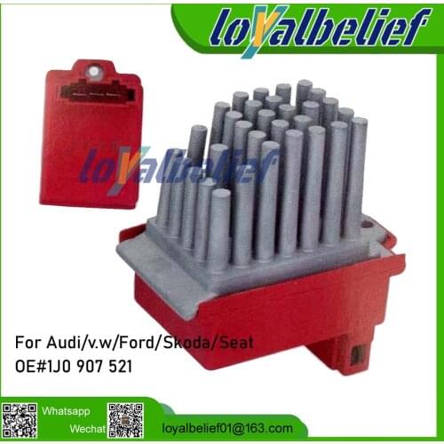 New Heater Blower Motor Resistor For Audi V. W Ford Skoda Seat blower motor resistor OE 1J0907521 357907521