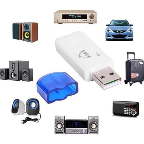 Portable Mini USB Bluetooth 2.1 EDR Wireless Audio Receiver Adapter Dongle For Car Smartphone Stereo USB Plug Bluetooth