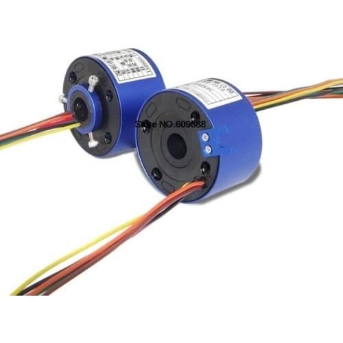 Conductive Slip Ring Hole 12.7mm 38.1mm 25.4mm 50mm Wire Slipring Hollow Rotate Connector Conductive Rings