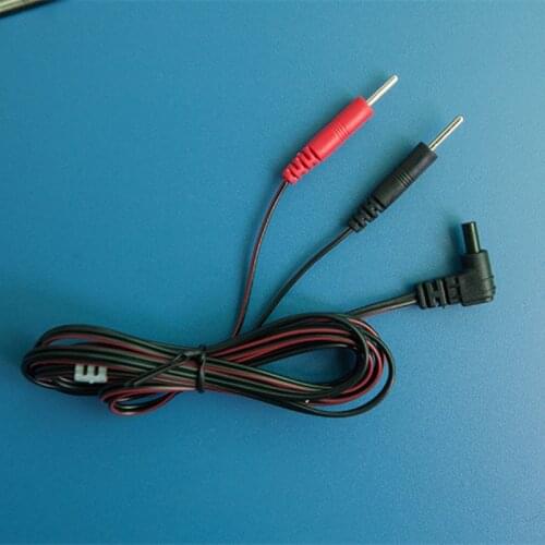 100pcs/lot Replacement Jack DC Head 2.35mm Electrode Lead Wires Connector Cables Connect TENS 7000 Unit or Physiotherapy Machine