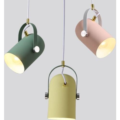 Nordic LED meal pendant lamps postmodern creative personality dandelion glass ball American simple bedroom pendant lights