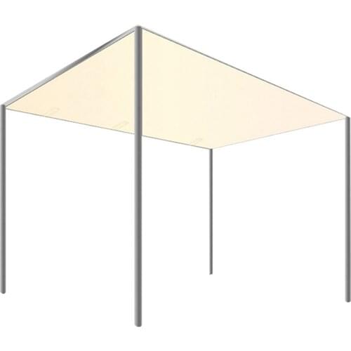 Sunshade Tent Outdoor Waterproof Roof Top Cover With Hook and Loop Portable Easy to Install jlrr