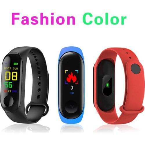 M3 Smart Band Watch Bracelet Wristband IP68 Waterproof Heart Rate Monitor Smart Bracelet Waterproof Tracker Wristbands