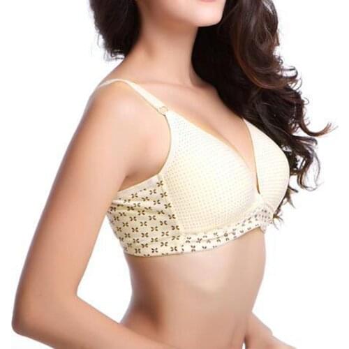 Women Nursing Bras Soft Comfortable Maternity Feeding Breastfeeding Bras Wireless 34,36,38,40,42 C Wholesale