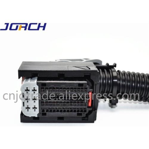 1set 58Pin Way 15494596 Delphi ECU Connector Auto PC Board Socket With Full Pin Wiring Harness Pigtail for DCM3.2