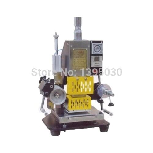 1 Set Pneumatic hot foil stamping foil stamper printer leather debossing machine 110*80mm 110V/220V