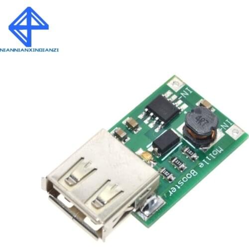 5PCS/LOT DC 3V to 5V USB Output charger step up Power Module Mini DC-DC Boost Converter