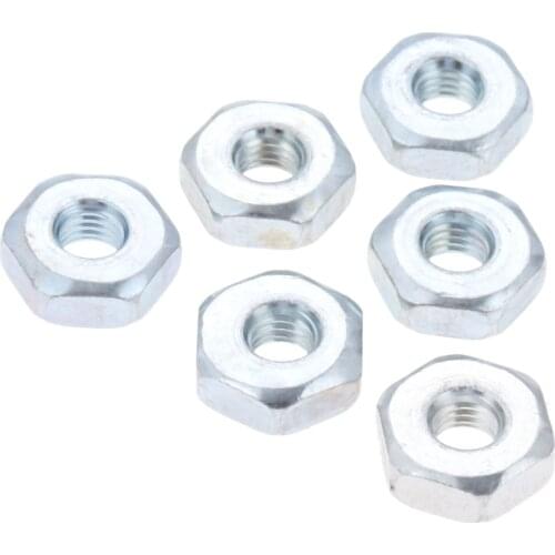 6 Pcs Sprocket Cover Bar Nut for STIHL MS240 MS260 MS270 MS280 MS290 MS310/340 MS390 MS360/360C MS440/460 MS640/650/660 Chainsaw