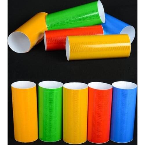 62CM High Visibility Self-adhesive Reflective PVC Warning Safety Sheeting Printable Decoritive Stickers Film