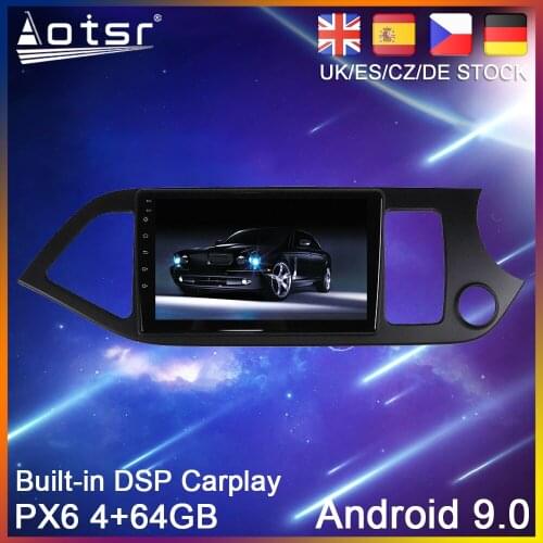 Android 10.0 PX6 Car radio Player GPS Navigation For KIA Morning Picanto 2011-2017 Auto Stereo Multimedia Video Player HeadUnit