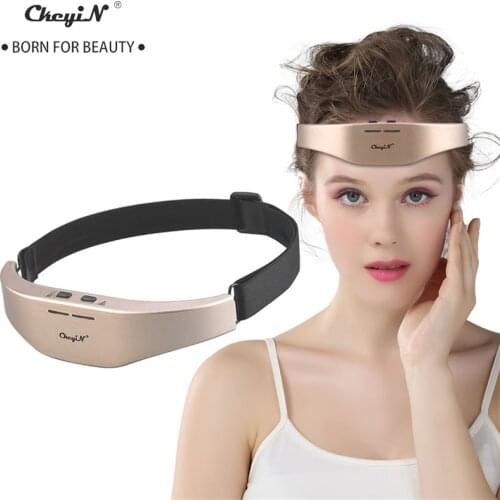 Ckeyin Smart Electric Head Massager Microcurrent Wireless Sleep Instrument Sleep Therapy for Better Sleep and Relieve Headache