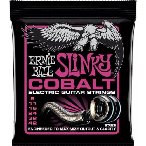 Ernie Ball 2723 Cobalt Super Slinky Electric Guitar Strings 090-043