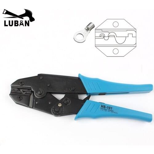 HS-101 wire stripper EUROP STYLE RATCHET tool crimping plier Terminals Ratchet Crimper Plier 1.5-10mm2 multi tool hand pliers