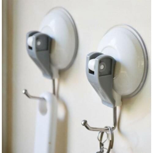 Bathroom Hook Kitchen Vacuum Suction Cup Hooks Strong Adhesive Wall Hooks Keychain Holder Home Organizer