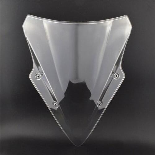 Motorbike For Kawasaki Ninja 650 EX650 ER6F ER-6F 2017 2018 2019 Double Bubble Windscreen Windshield Shield Screen