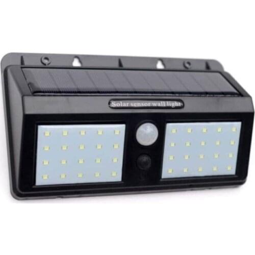 Solar Sensor Solar Powered 40 Led Wall Lamp Sconce