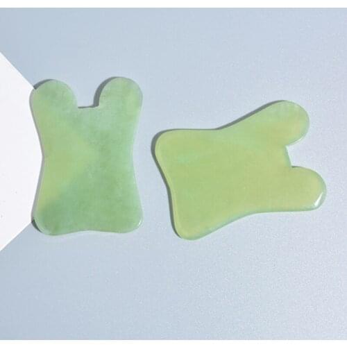 Natural Jade Guasha Massager Stone Gua Sha Board Health Care Guasha Scraper Face Lifting Massage Meridian Scraping Beauty Tool