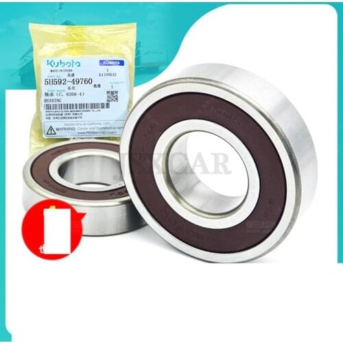 For Kubota genuine bearing 306 with circlip 206 305 various models of high quality Free shipping harvester accessories