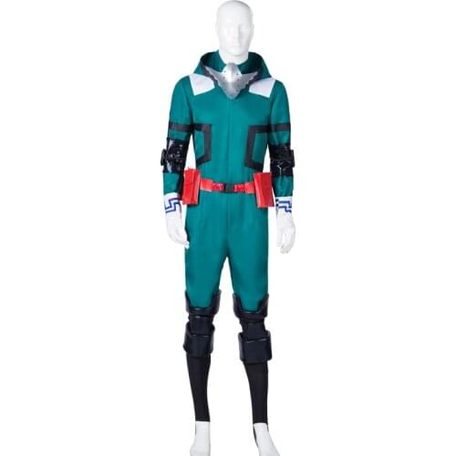 Hot My Hero Academia Izuku Midoriya Costume Boku No Hero Academia Deku Batting Suit Halloween Uniforms Cosplay Costume