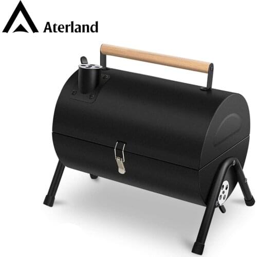 Aterland Charcoal Grill Portable BBQ Grill Barbecue Grill for Outdoor Cooking, Camping and Picnic