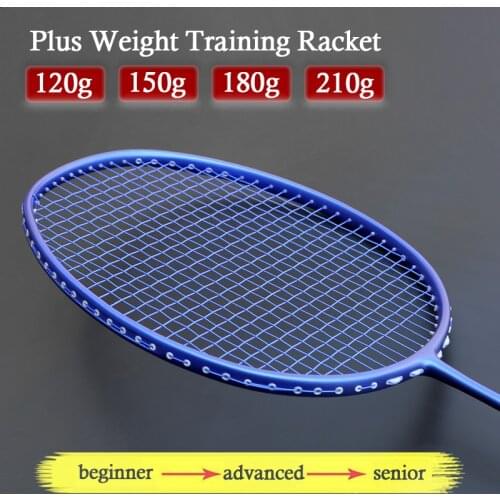 Professional Plus Weigh 120g/150g/180g/210g Training Carbon Badminton Racket Strung Bags Sports Rackets Padel Z Force Racquet