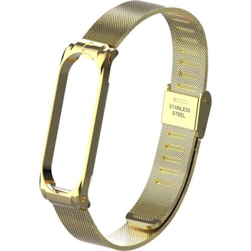 Stainless Steel Wrist Straps Band Accessories For Xiaomi Mi Band 3/4
