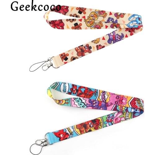 J1357 Cartoon Punk Animals Keys ID Card Gym Mobile Phone Straps USB badge Holder DIY Phone Hang Rope Lanyard