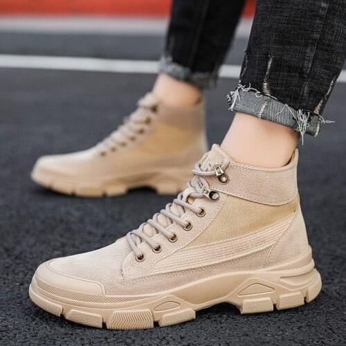 High Top Men Shoes Outdoor Warmest Cowboy Boots Fashion Working Sneakers Platforms Mens Rubber Boots Martin Winter Boot New F20