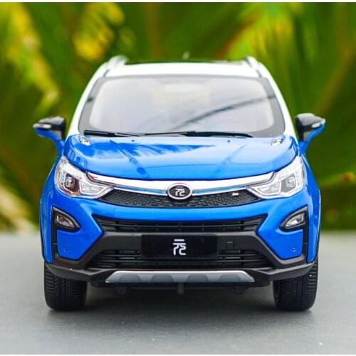 High Quality Diecast Car Model BYD Yuan 1:18 (Blue & White) + SMALL GIFT