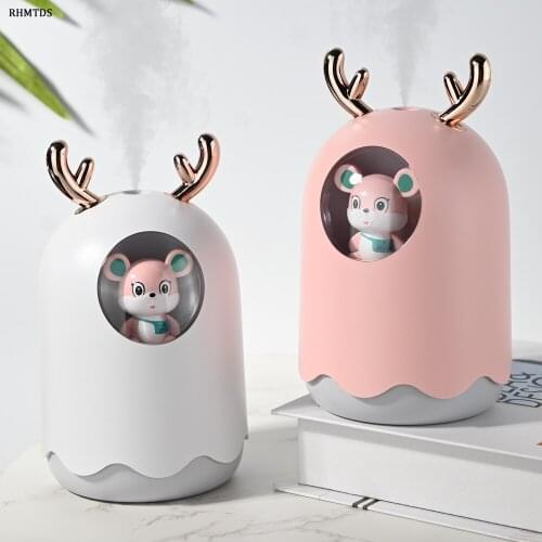 Electric Air Humidifier 300ml USB Aroma Air Humidifier Diffuser LED Night Light Household Car Mist Maker Essential Oil Diffuser