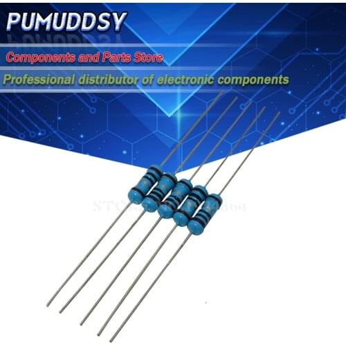 2000PCS 1/2W Metal film resistor 1R~2.2M 100 220 330 1K 1.5K 2.2K 3.3K 4.7K 10K 22K 47K 100K 100R 220R 330R 1K5 2K2 3K3 4K7 ohm