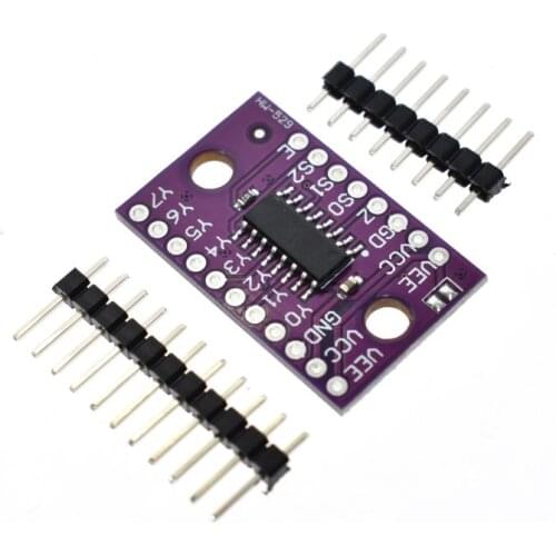 74HC4051 CD4051 single 8-channel digitally controlled electronic switch Multiplexers