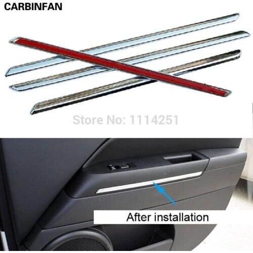 ABS Door Interior Mouldings Cover Trim Modification Sticker car styling accessories For Jeep Compass 2007 - 2015