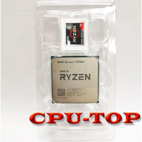 AMD Ryzen 7 5700G R7 5700G 3.8GHz Eight-Core 16-Thread 65W CPU Processor L3=16M 100-000000263 Socket AM4