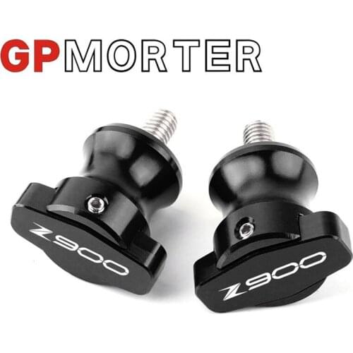 For kawasaki z900 z 900 2017 2018 2019 2020 2021 8mm motorcycle accessories cnc swingarm spools slider bracket screws