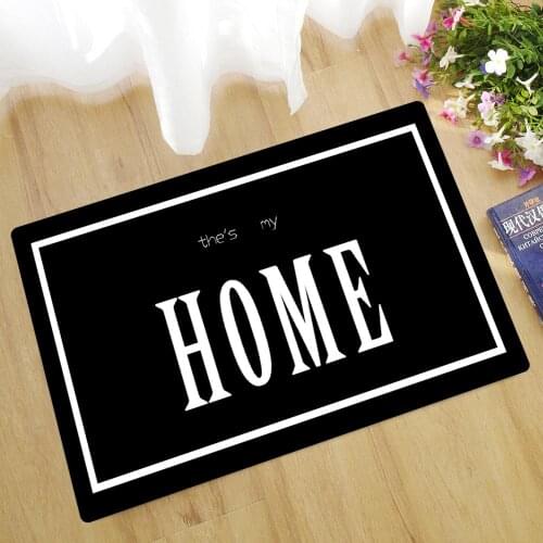 HOME Mats Anti Slip Floor Mat Carpet Pattern Print Doormat for Bathroom Kitchen Entrance Rugs Home Decoration