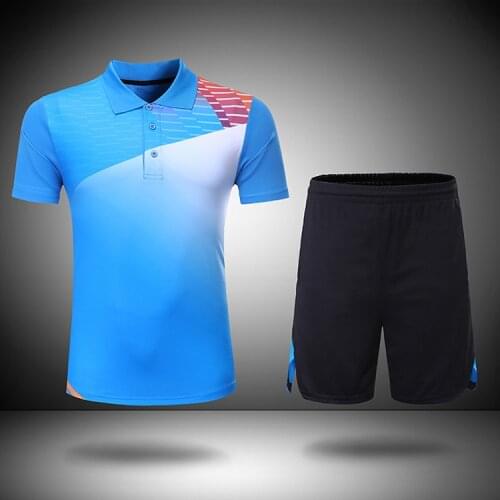 Badminton Sportwear T-shirt Clothes,polyester Quick-drying Table Tennis Sport Shorts,tennis Shirt Jersey,men Suit