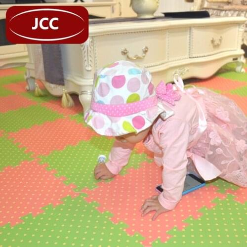 JCC Countryside Style EVA Foam Puzzle Play Mat /kids Rugs carpet Interlocking Exercise Floor for children Tiles 30*30*1cm