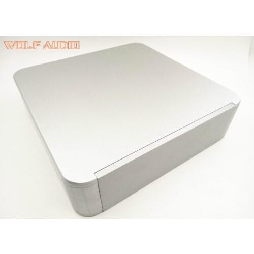 Aluminum Enclosure Amplifier Chassis /Preamp Case /Headphone Cabinet DAC Box DIY 214X214X55MM