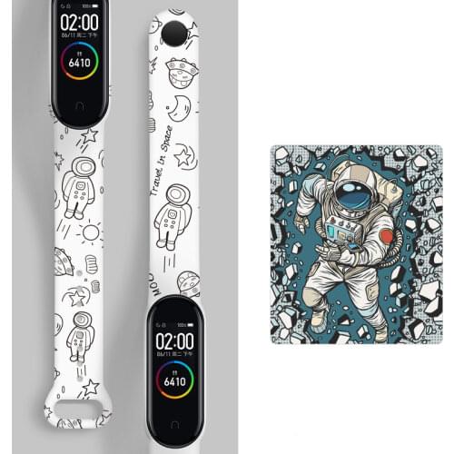 Cartoons Bracelet For Xiaomi Mi Band 6 5 4 3 Correa Strap Silicone Wristband Replacement Strap For Xiaomi Miband6/ 5 /4 NFC belt