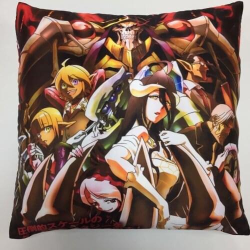 Overlord Ainz Ooal Gown Anime Two Side Pillowcases Hugging Pillow Cushion Case Cover Otaku Cosplay Gift New 216