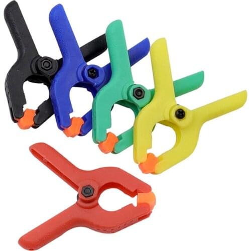 1pcs 2 inch Spring Clamps DIY Woodworking Tools Plastic Nylon Clamps For Woodworking Spring Clip Photo Studio Background