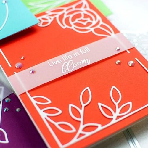 Leaves Flower Frame Newest Metal Cutting Dies Stencils For DIY Scrapbooking Paper Card Making Decor Craft New 2020