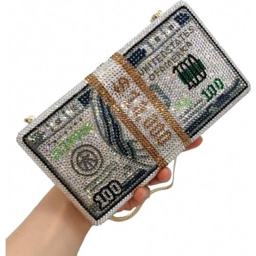 Bee In Fly Luxury Hand Inlaid Diamond Evening Bag Dollars Clutch WomenS Wedding Zero Wallet Party Bag Good Quality