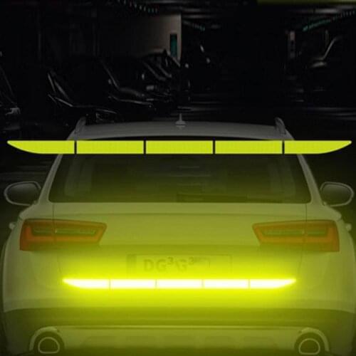 Reflective Car Sticker Safety Warning Protect Durable High-quality Decal Decoration Reflection Car Styling Exterior Stickers New