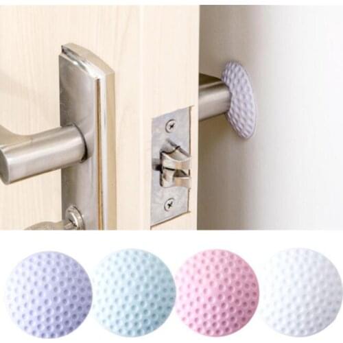 Thickening Mute Door Fenders Rubber Fender The Handle Door Lock Protective Pad Protection Wall Stick Anti-collision YH1609