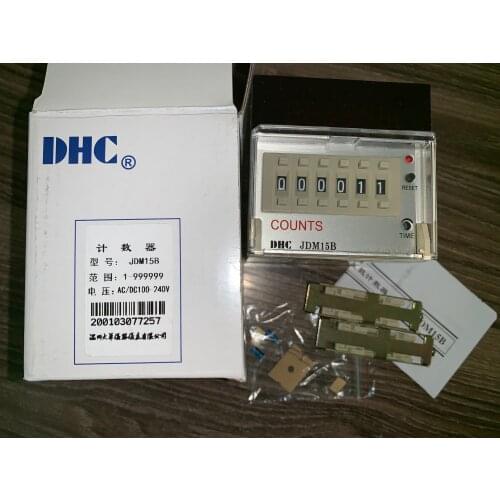 Wenzhou Dahua DHC JDM15B counter DC100-240V digital display counter intelligent measuring device